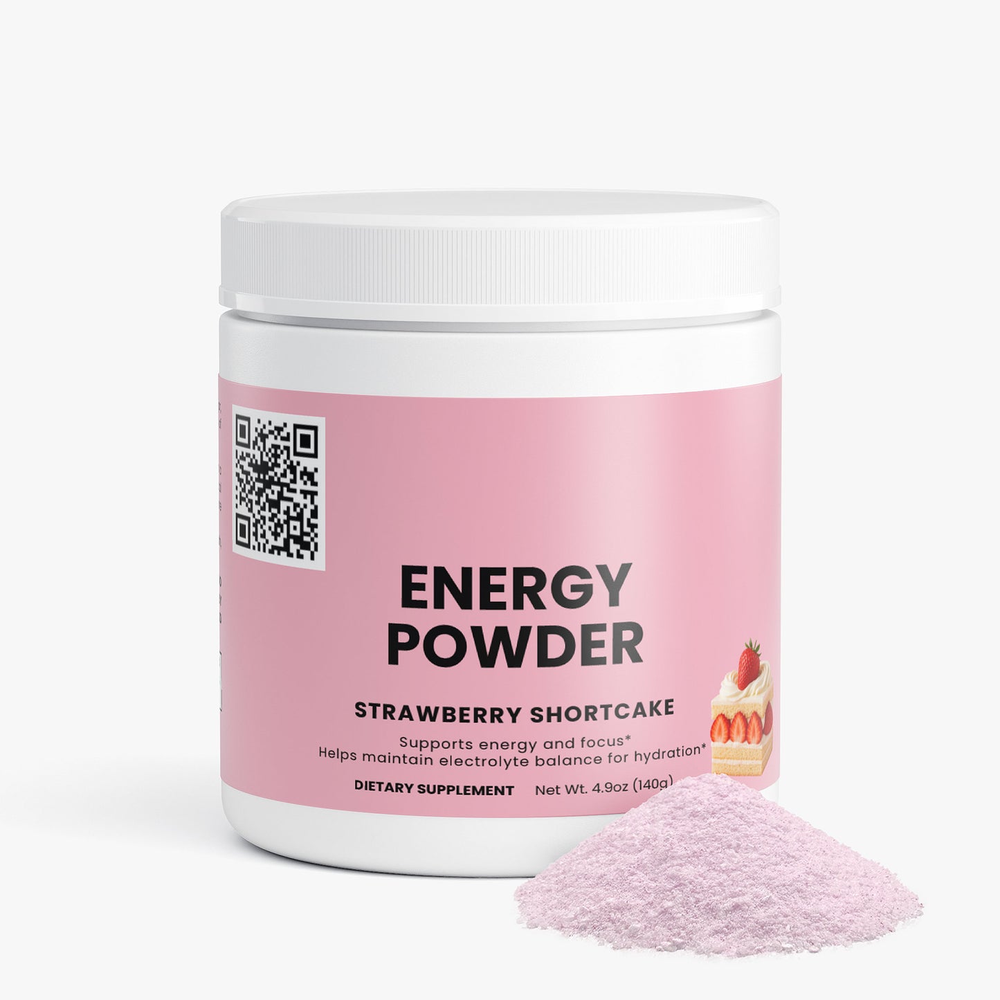 Energy Powder (Strawberry Shortcake)