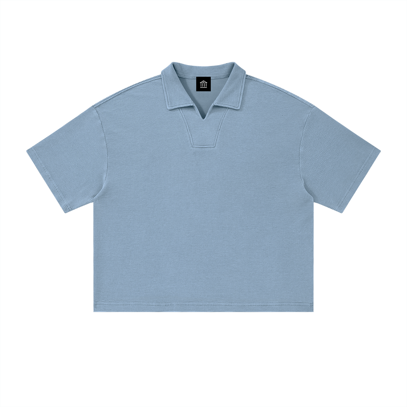 Unisex Vintage Wash Boxy Polo Shirt