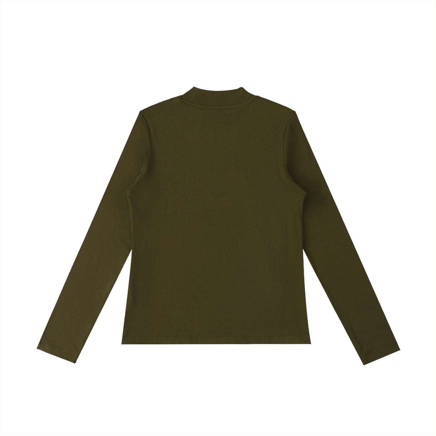 Mock Neck Long Sleeve T-Shirt