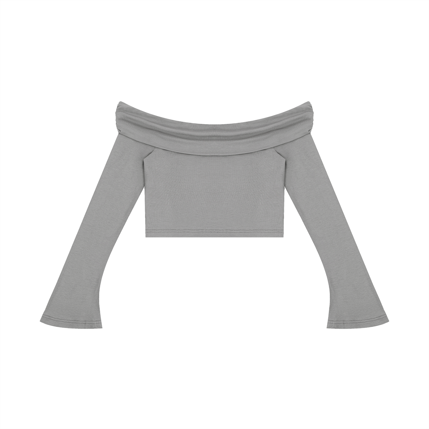 Women's Off-the-Shoulder  Crop T-Shirt