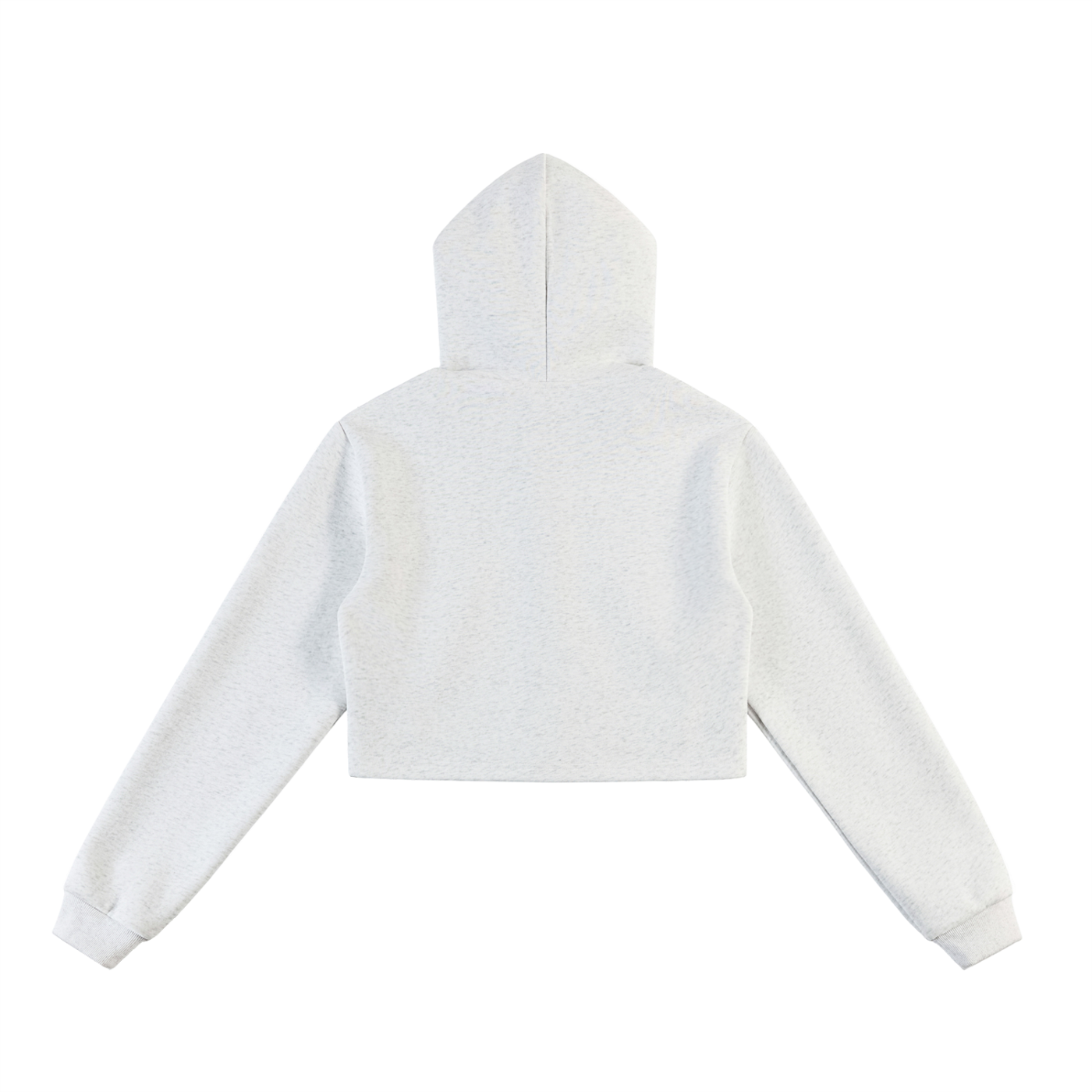 Cropped Zip-Up Hoodie