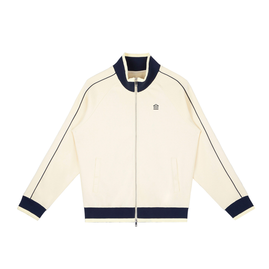Raglan Sleeve Zip Track Jacket w/b