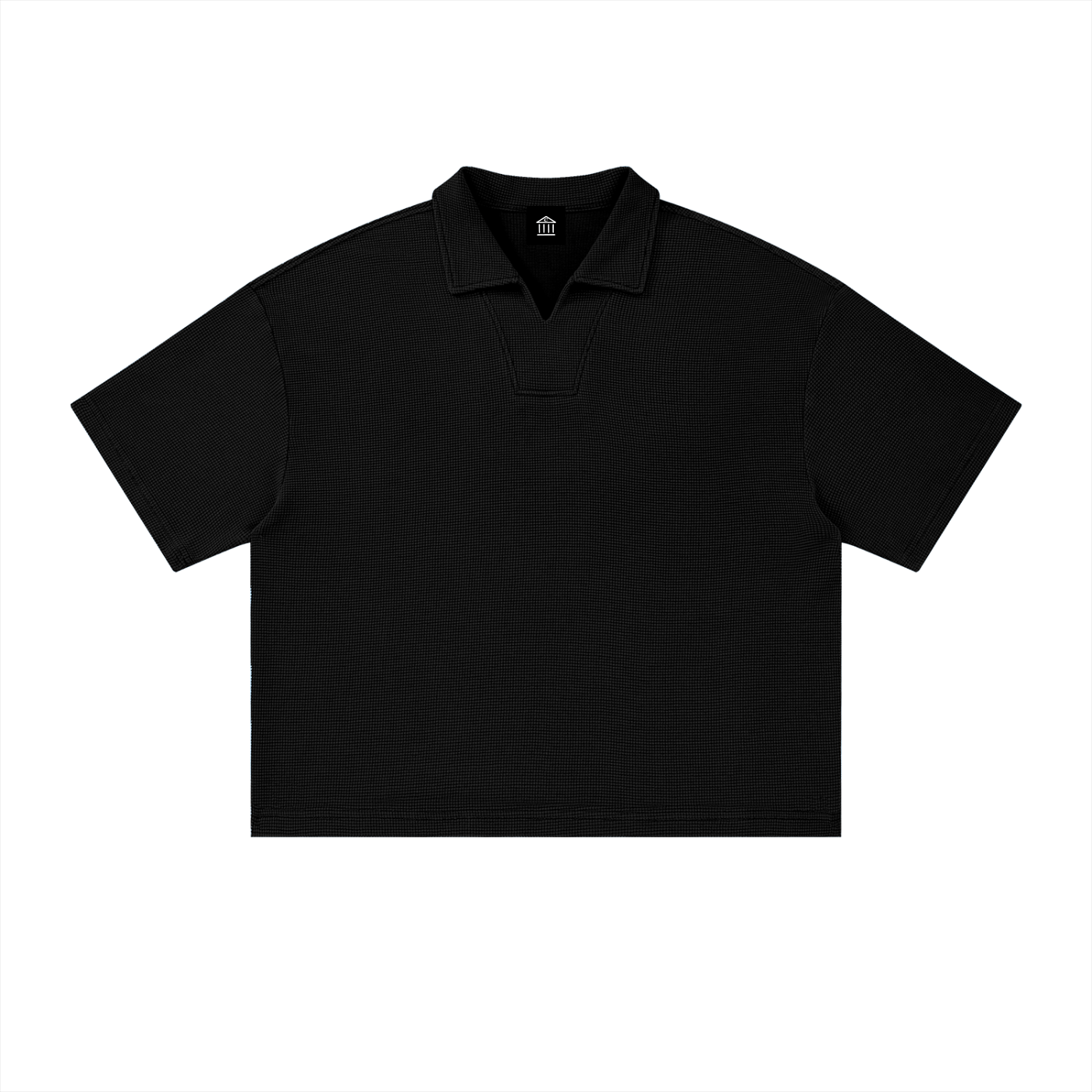 Unisex Vintage Wash Boxy Polo Shirt