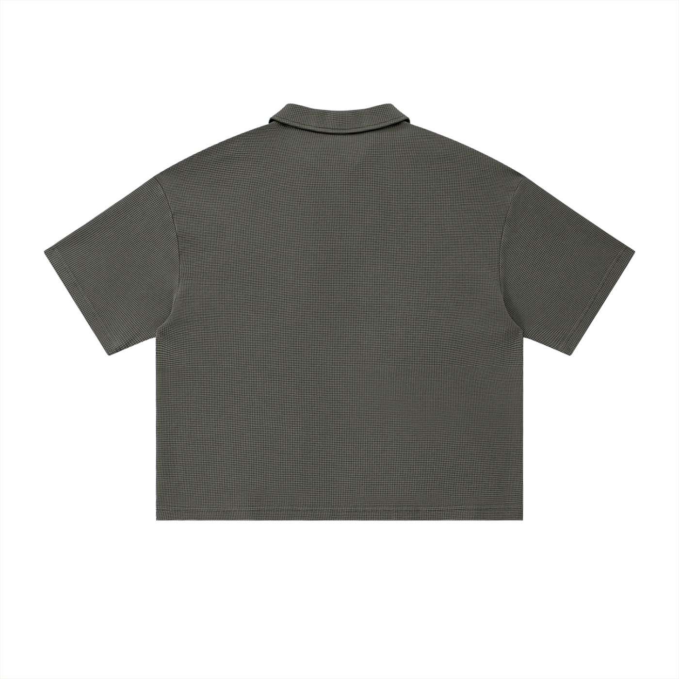 Unisex Vintage Wash Boxy Polo Shirt