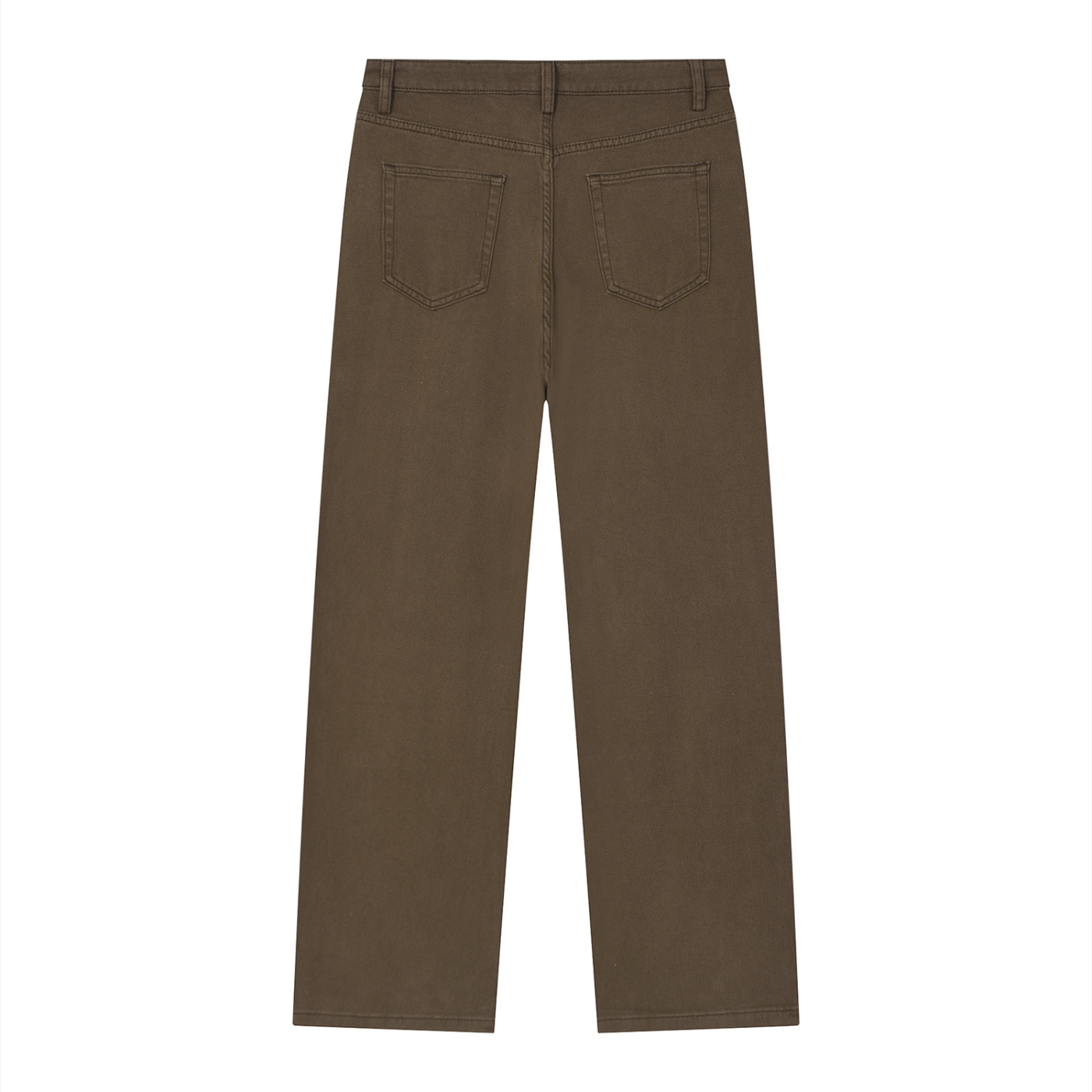 Vintage Wash Straight Leg Jeans