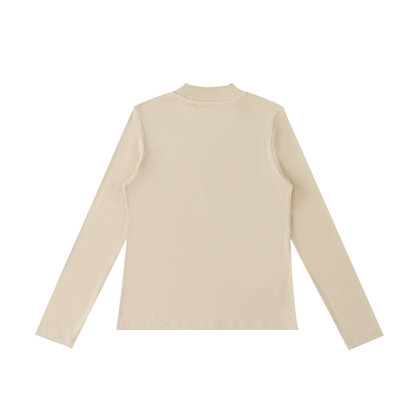 Mock Neck Long Sleeve T-Shirt