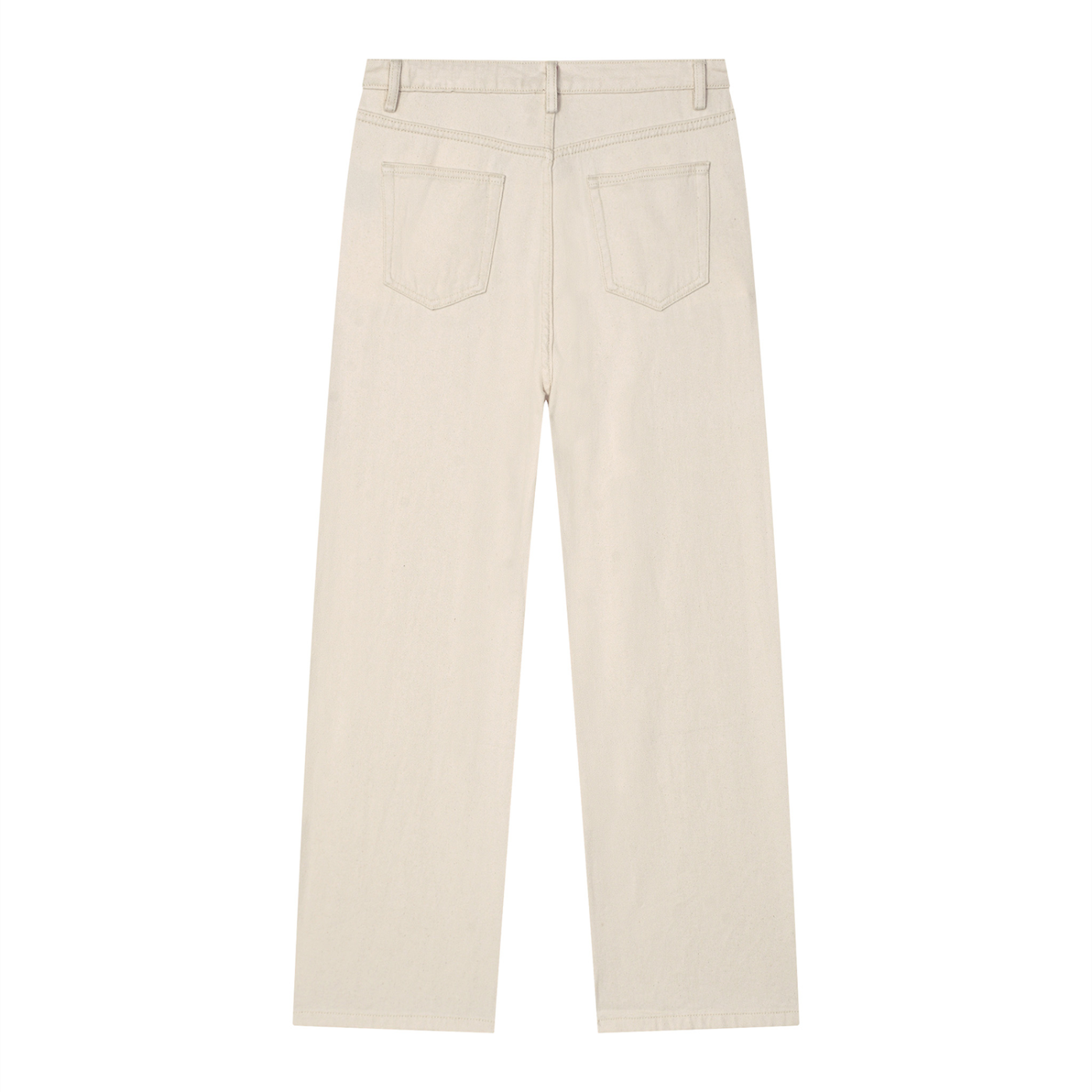 Vintage Wash Straight Leg Jeans