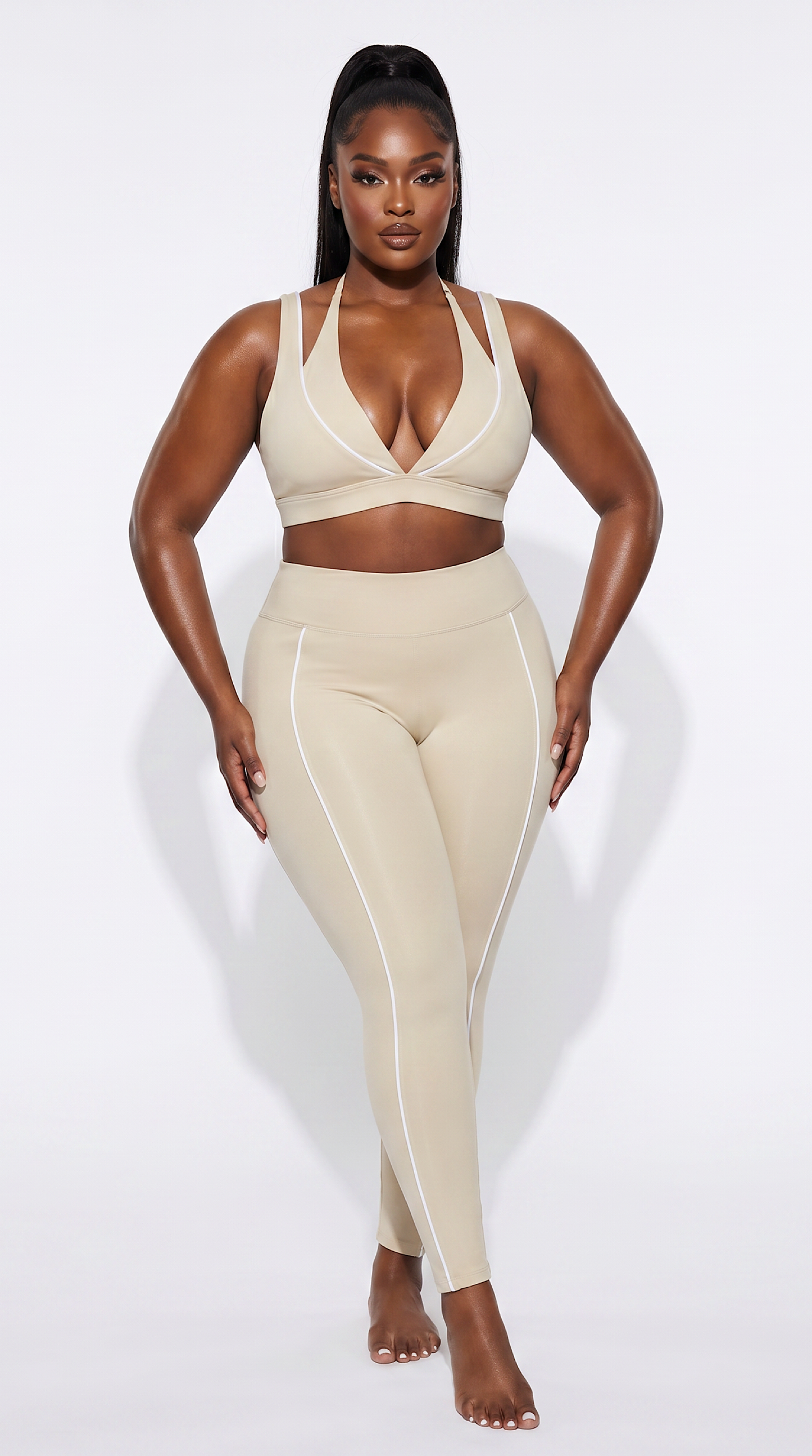 Women’s High-Waist Tapered Leggings