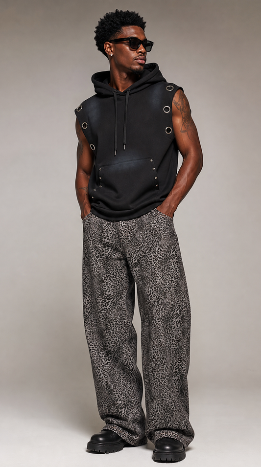 Sun Fade Sleeveless Hoodie