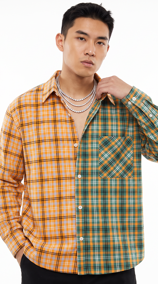 Oversized Plaid  Shirt