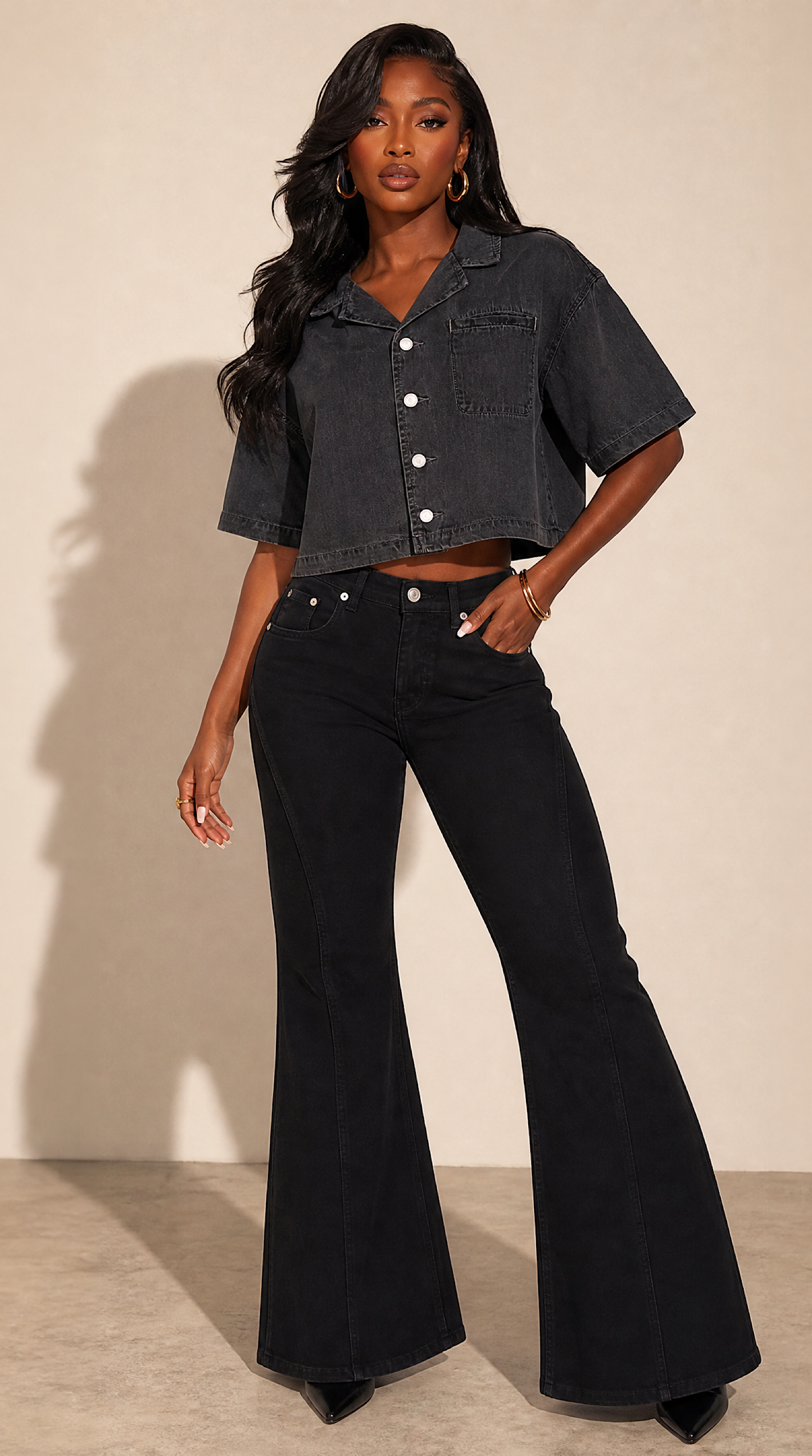 Women's Flared Leg Jeans