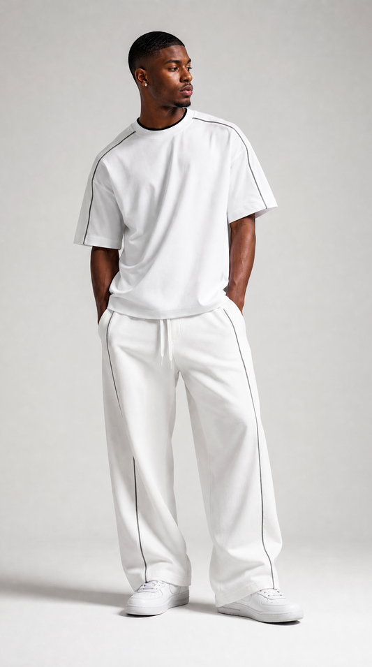 Unisex Heavyweight Barrel Leg Sweatpants