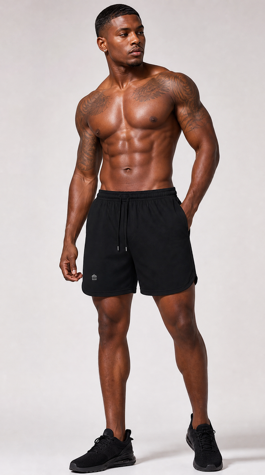 Mesh-Lined Quick-Dry Performance Shorts