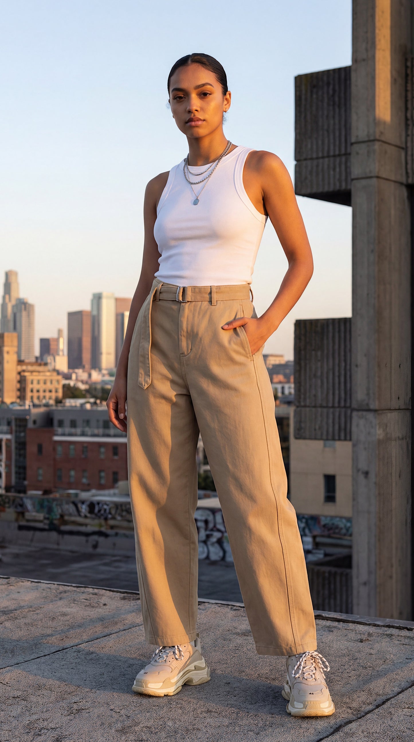 Snow Washed Tank Top