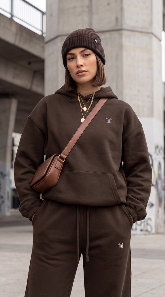 Boxy Cinched Hem Hoodie