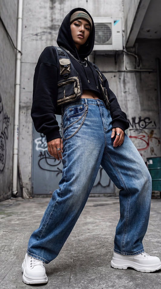 Sun Fade Heavyweight Denim Jeans