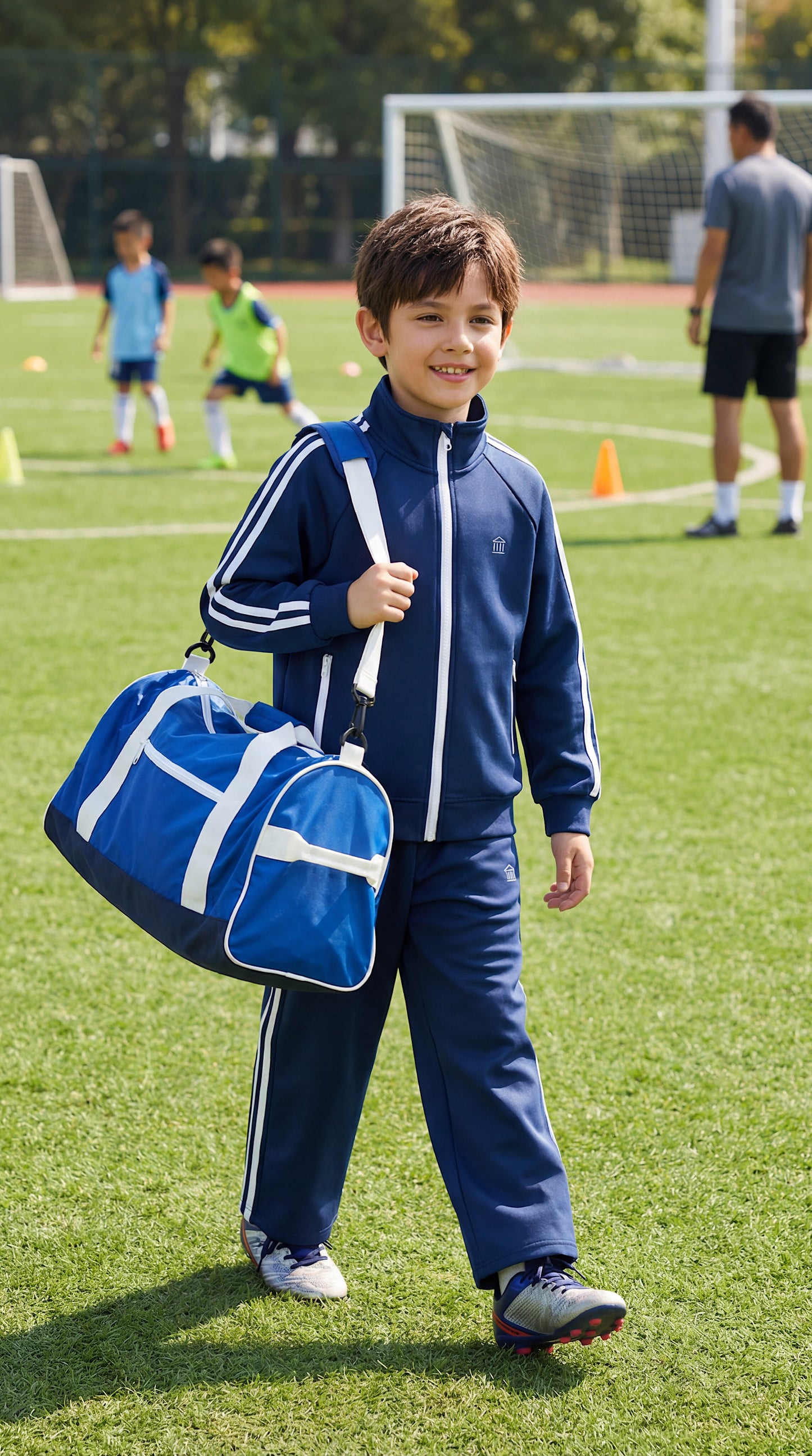 Kids’ Contrast Tape Coach Jacket