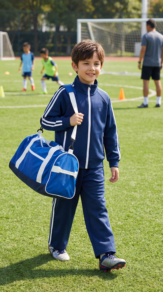 Kids’ Contrast Tape Coach Jacket