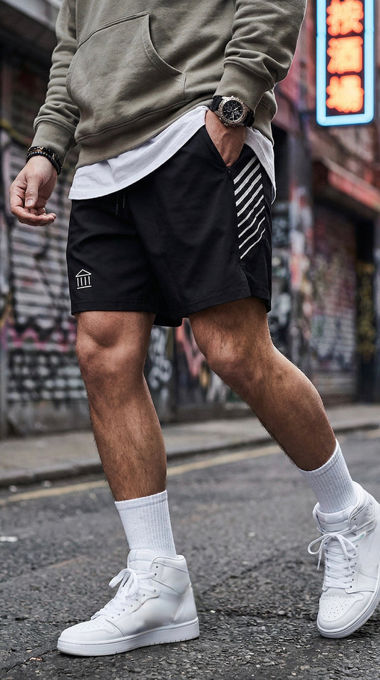 Men's Side-Stripe Performance Shorts