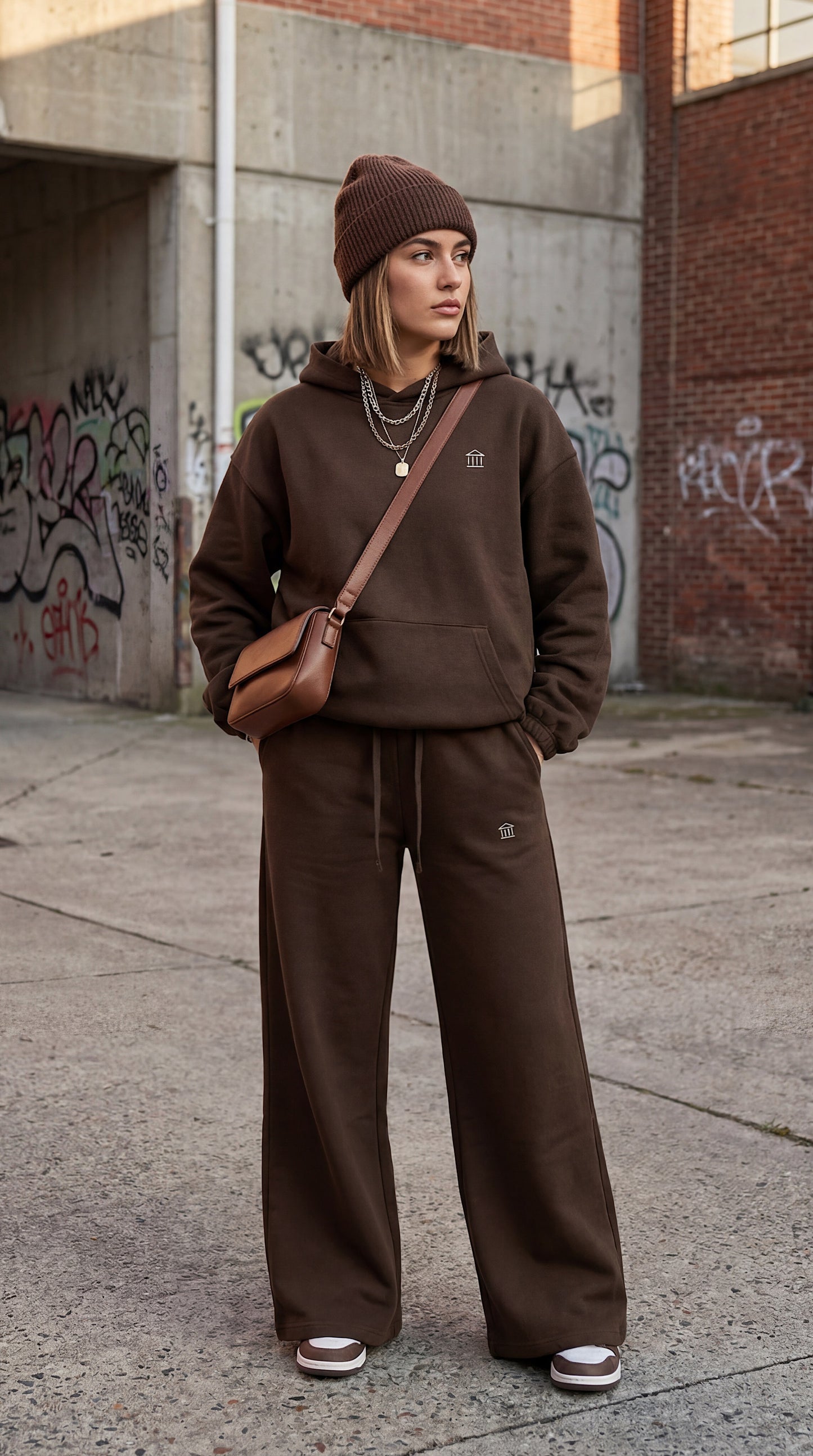 Wide Leg Drawstring Sweatpants