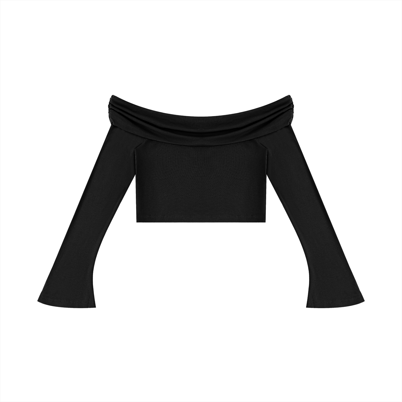 Women's Off-the-Shoulder  Crop T-Shirt