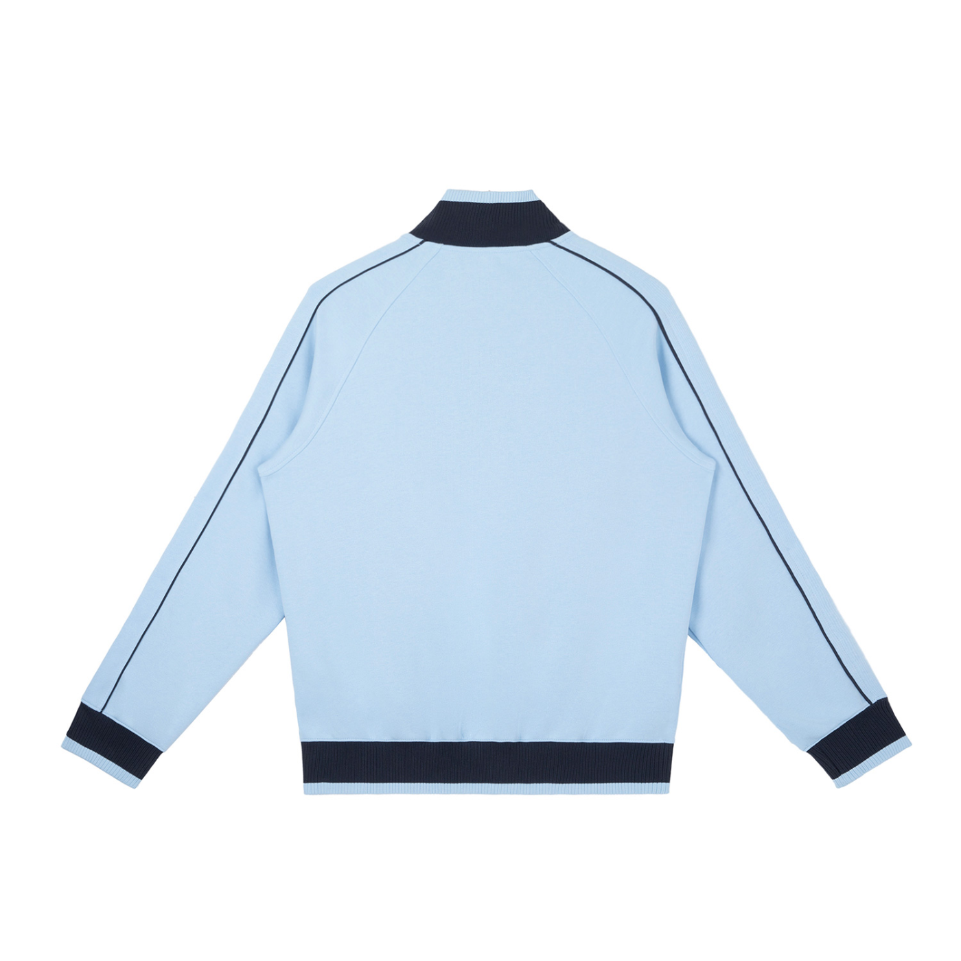 Raglan Sleeve Zip Track Jacket powder blue