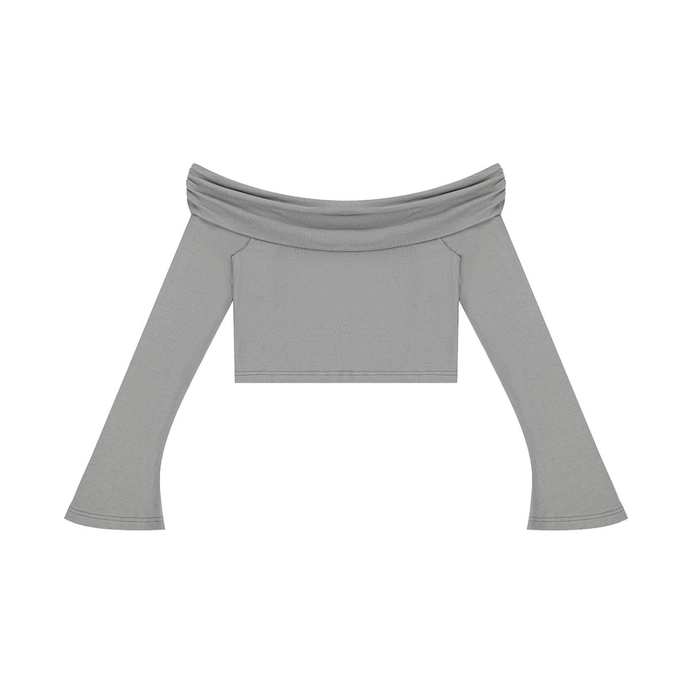 Women's Off-the-Shoulder  Crop T-Shirt