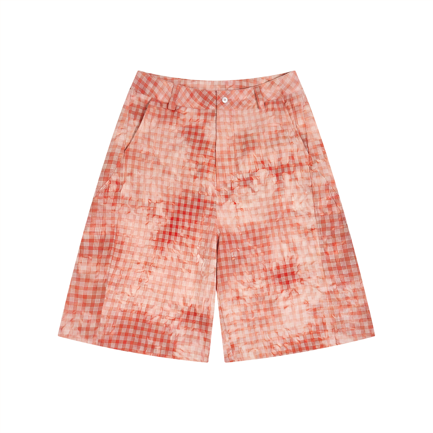 Vintage Wash Plaid Shorts