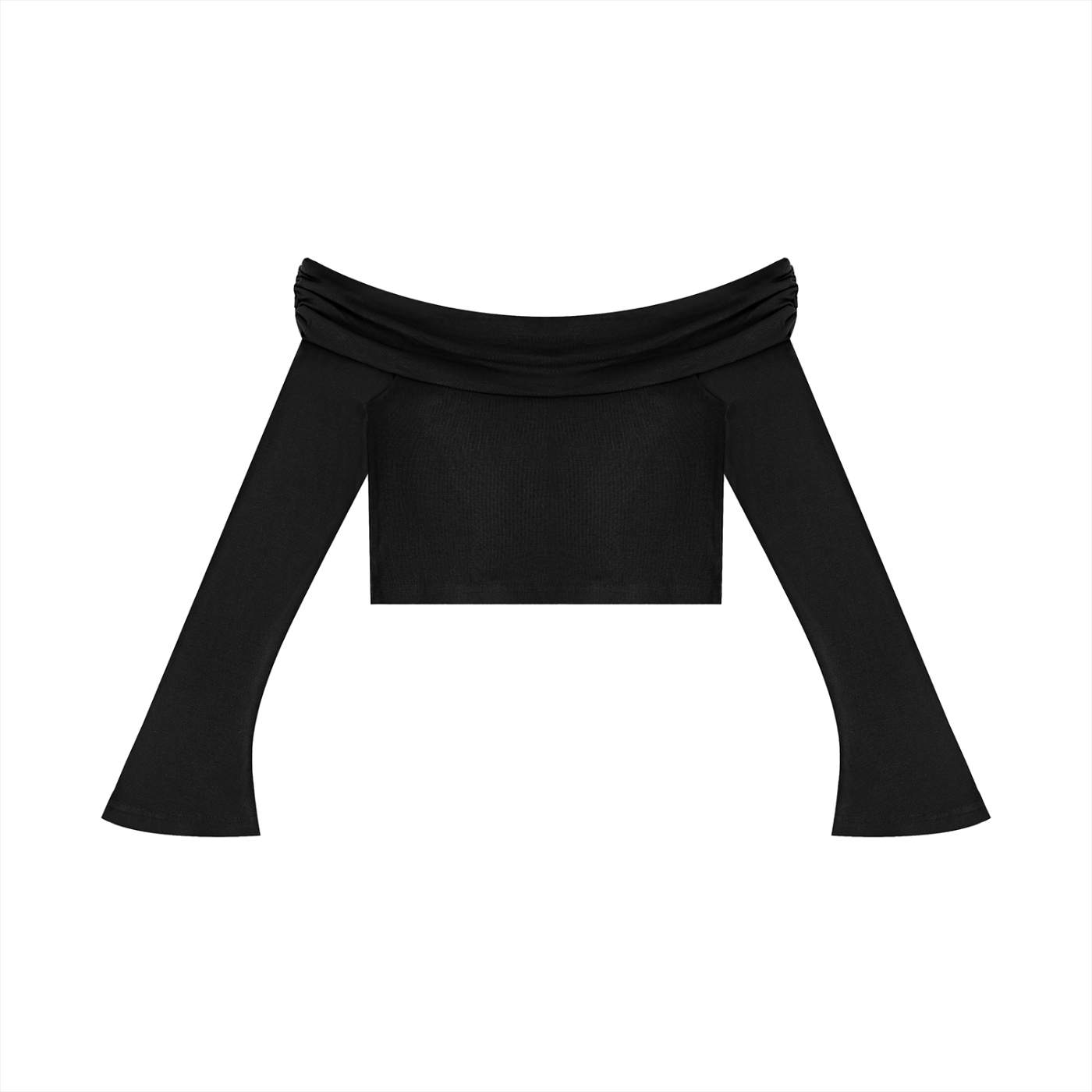 Women's Off-the-Shoulder  Crop T-Shirt