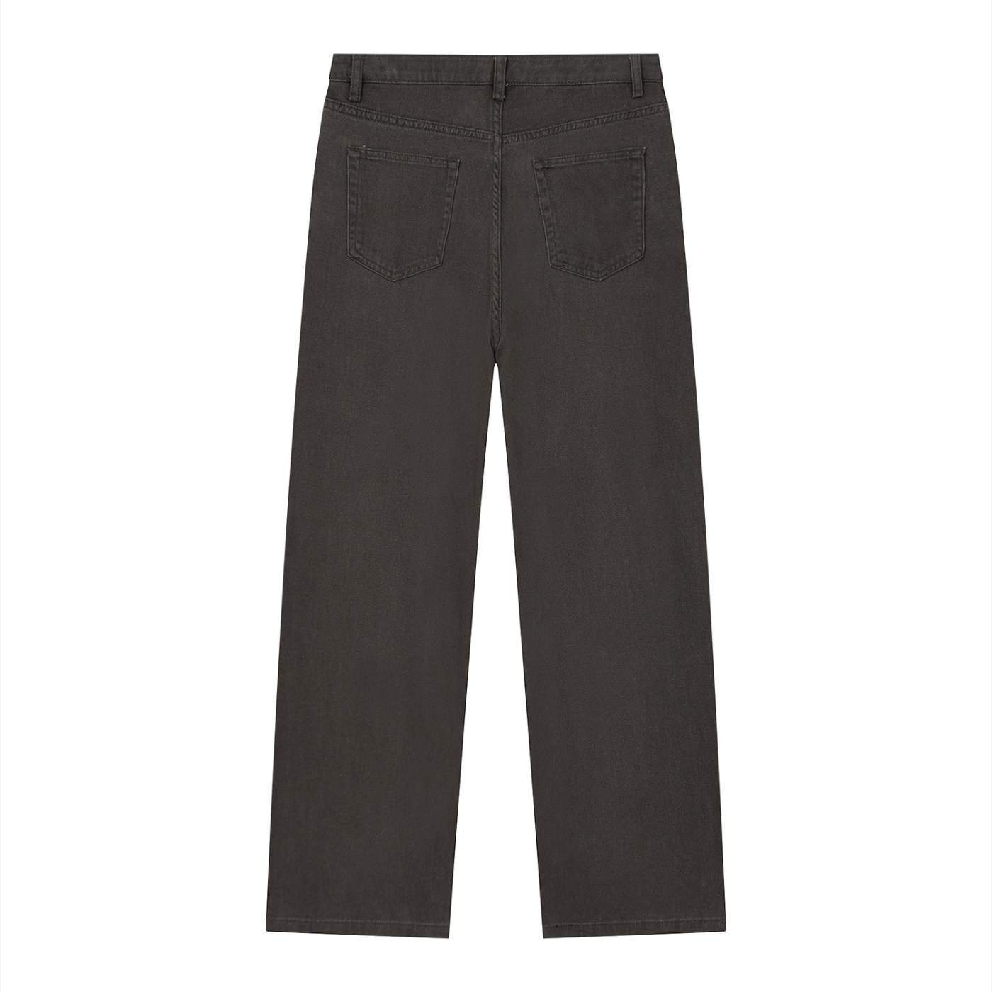 Vintage Wash Straight Leg Jeans