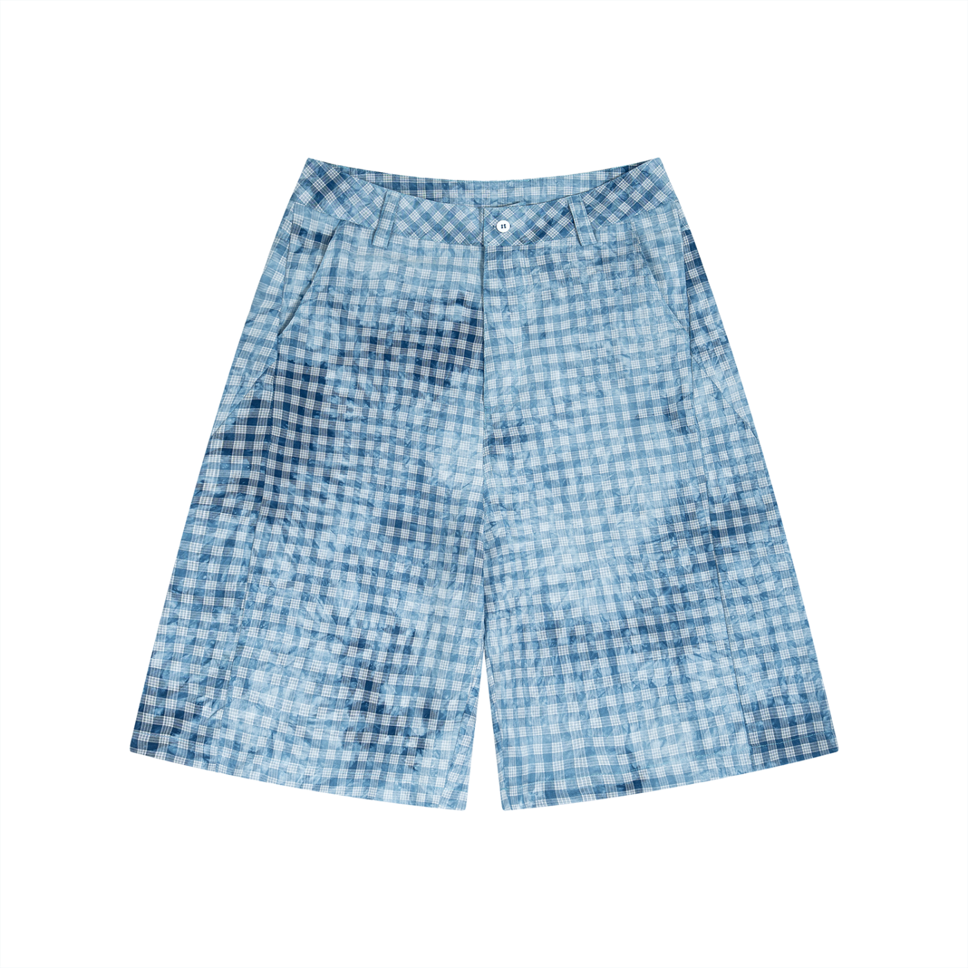 Vintage Wash Plaid Shorts
