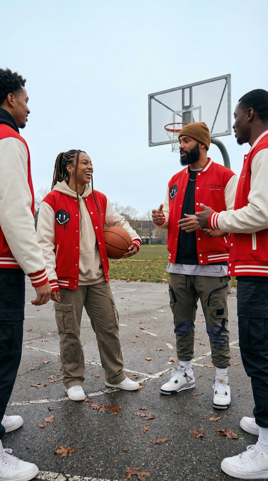 Good Vibes Varsity Jacket